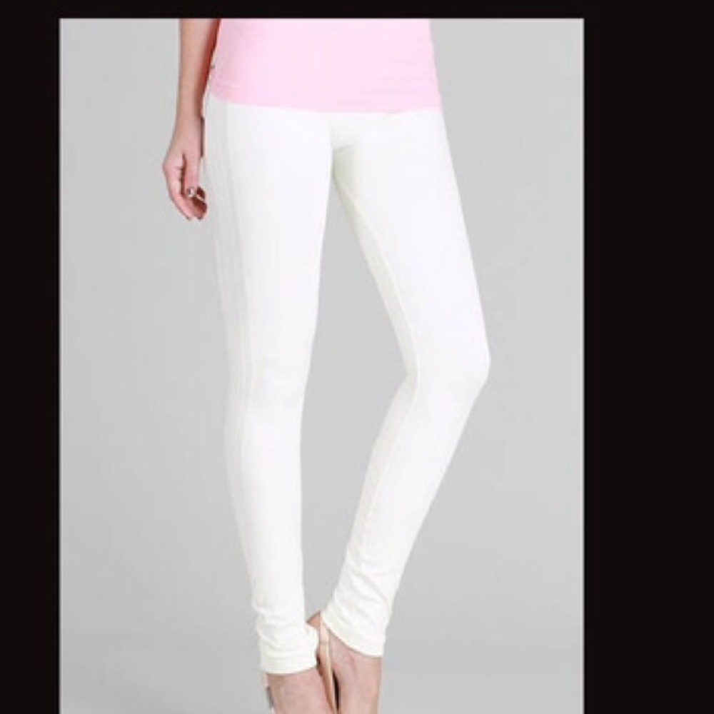 Nikibiki Thick Ivory Leggings With Side De…